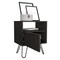 Tuhome Augusta Nightstand, Single Door Cabinet, Hairpin Legs, Black MLW7035 - alternate 2